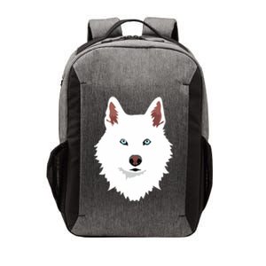 White Siberian Husky Canine White Snow Dog Vector Backpack