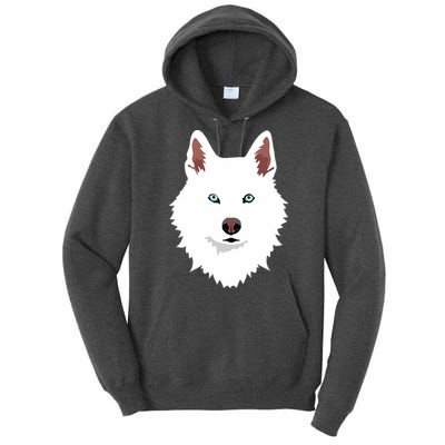 White Siberian Husky Canine White Snow Dog Tall Hoodie