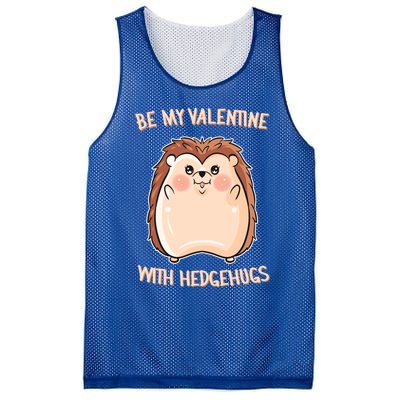 Want Some Hedhugs? Gift Hedgehog Embrace Valentine's Day Cute Gift Mesh Reversible Basketball Jersey Tank