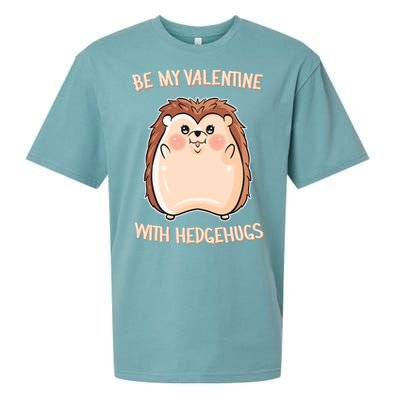 Want Some Hedhugs? Gift Hedgehog Embrace Valentine's Day Cute Gift Sueded Cloud Jersey T-Shirt