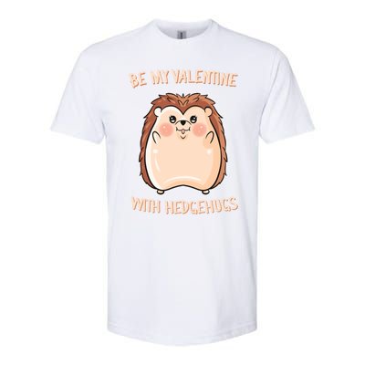 Want Some Hedhugs? Gift Hedgehog Embrace Valentine's Day Cute Gift Softstyle CVC T-Shirt