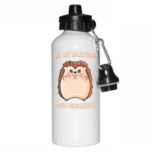 Want Some Hedhugs? Gift Hedgehog Embrace Valentine's Day Cute Gift Aluminum Water Bottle