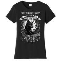 Witch Salem Home For Wayward Black Cats 1692 Halloween Women's T-Shirt