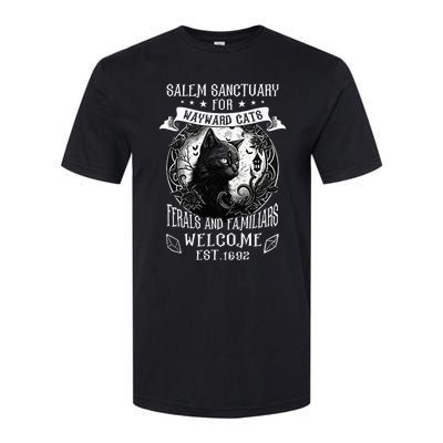 Witch Salem Home For Wayward Black Cats 1692 Halloween Softstyle® CVC T-Shirt