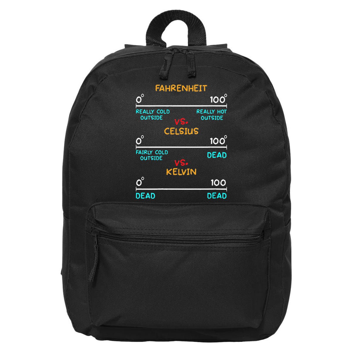 Womens Science Humor Chemistry Thermodynamics Joke 16 in Basic Backpack