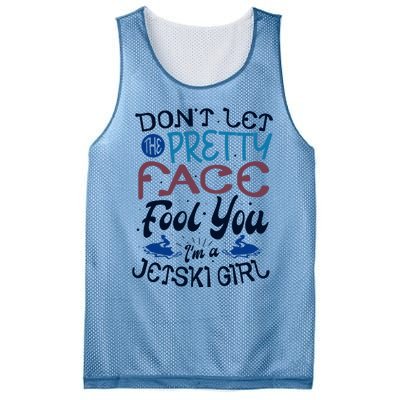 Water Sports Holiday Jetski Quote Cute Gift Mesh Reversible Basketball Jersey Tank