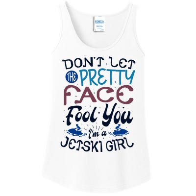 Water Sports Holiday Jetski Quote Cute Gift Ladies Essential Tank