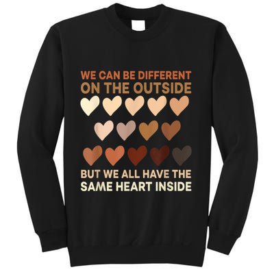 Womens Same Heart Black History Month African American Pride Sweatshirt