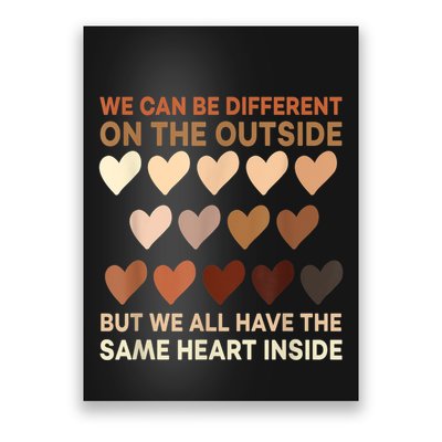 Womens Same Heart Black History Month African American Pride Poster