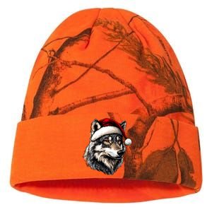 Wolf Santa Hat Wild Animals Lover Christmas Great Gift Kati Licensed 12" Camo Beanie