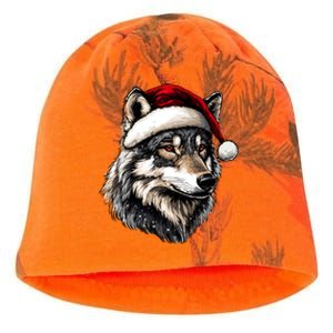 Wolf Santa Hat Wild Animals Lover Christmas Great Gift Kati - Camo Knit Beanie