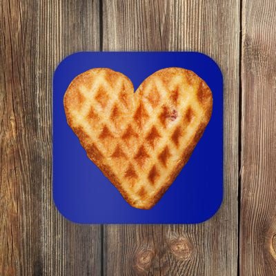 Waffles Sweet Heart Halloween Costume Valentines Day Cool Gift Coaster