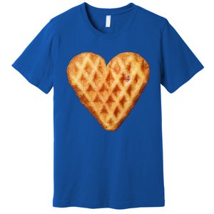 Waffles Sweet Heart Halloween Costume Valentines Day Cool Gift Premium T-Shirt