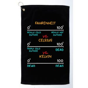 Womens Science Humor Chemistry Thermodynamics Joke Platinum Collection Golf Towel