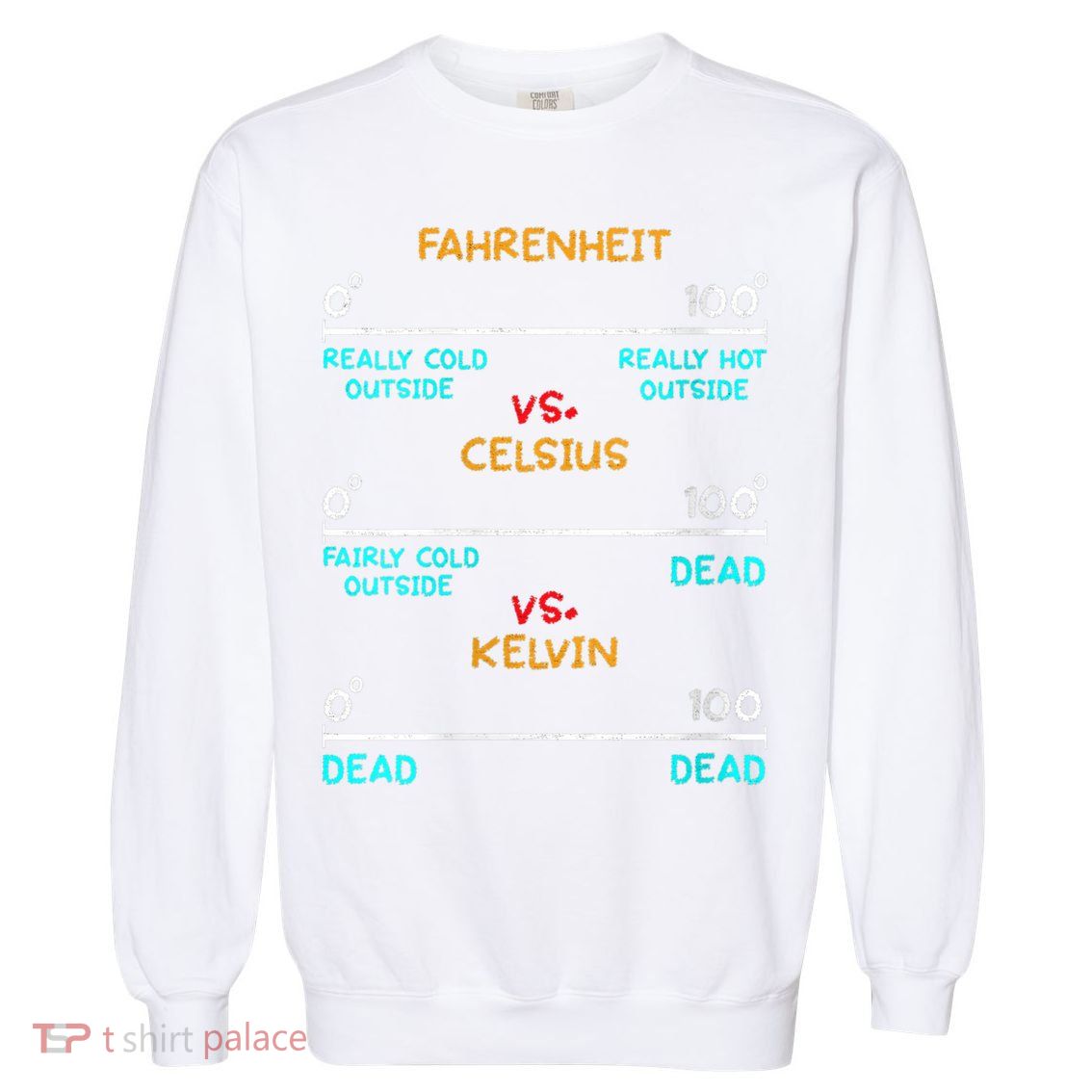 Womens Science Humor Chemistry Thermodynamics Joke Garment-Dyed Sweatshirt