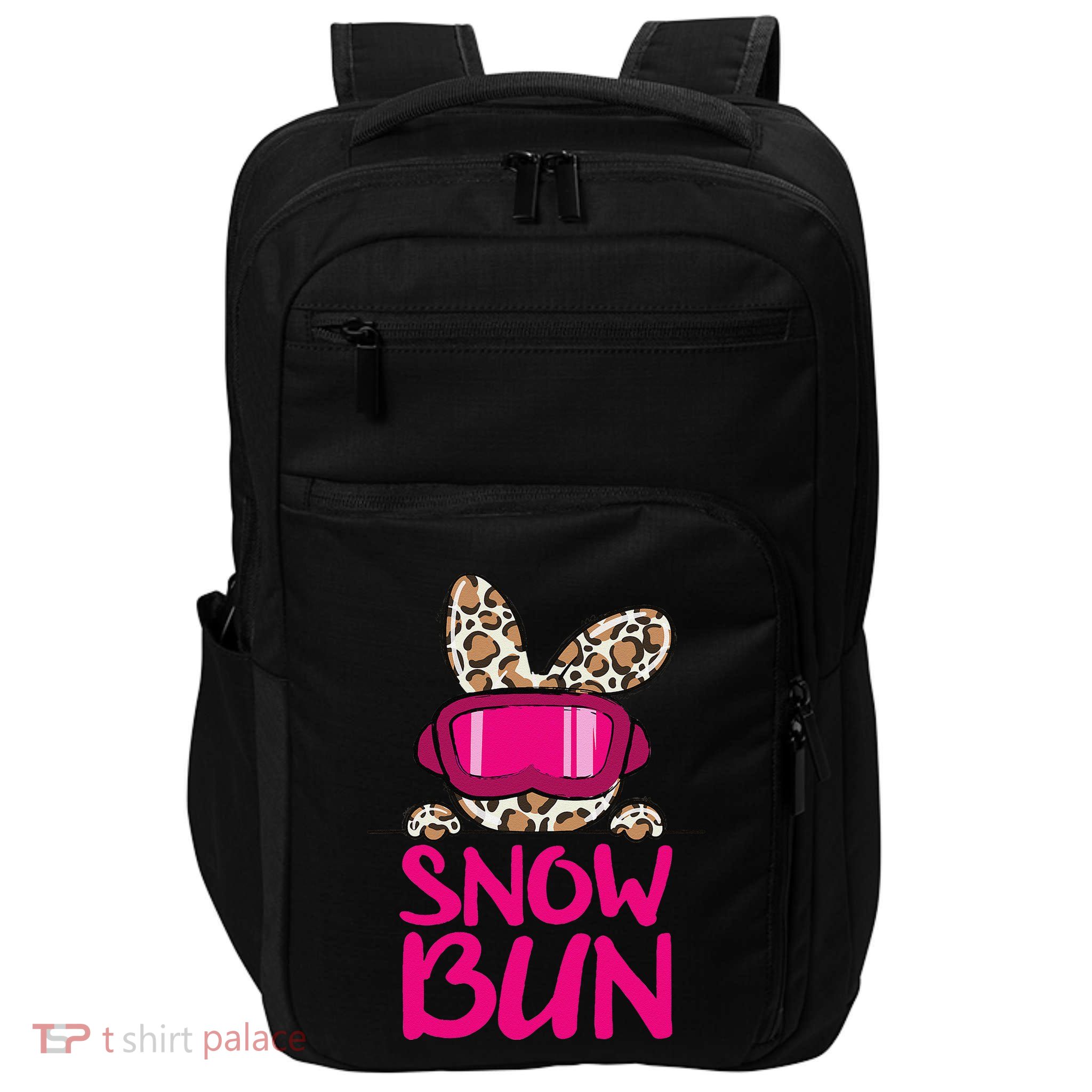 Winter Slope Hopper Ski Adventure Leopard Impact Tech Backpack
