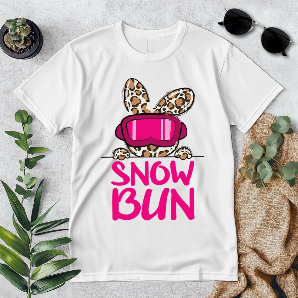 Winter Slope Hopper Ski Adventure Leopard Premium T-Shirt