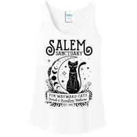 Witch Salem Home For Wayward Black Cats 1692 Halloween Ladies Essential Tank