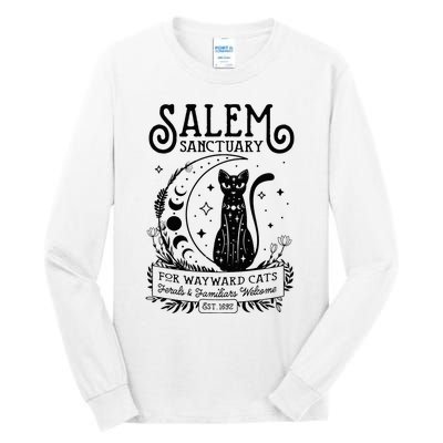 Witch Salem Home For Wayward Black Cats 1692 Halloween Tall Long Sleeve T-Shirt