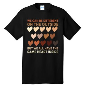 Wo Same Heart Black History Month African American Pride Tall T-Shirt