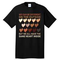 Wo Same Heart Black History Month African American Pride Tall T-Shirt