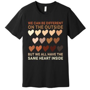 Wo Same Heart Black History Month African American Pride Premium T-Shirt