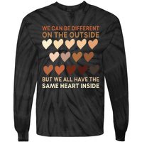 Wo Same Heart Black History Month African American Pride Tie-Dye Long Sleeve Shirt