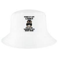 Wo Sorry If I Am Cranky I'm In My Terrible 50'S Right Now Cool Comfort Performance Bucket Hat