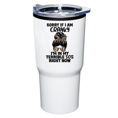 Wo Sorry If I Am Cranky I'm In My Terrible 50'S Right Now Tumbler