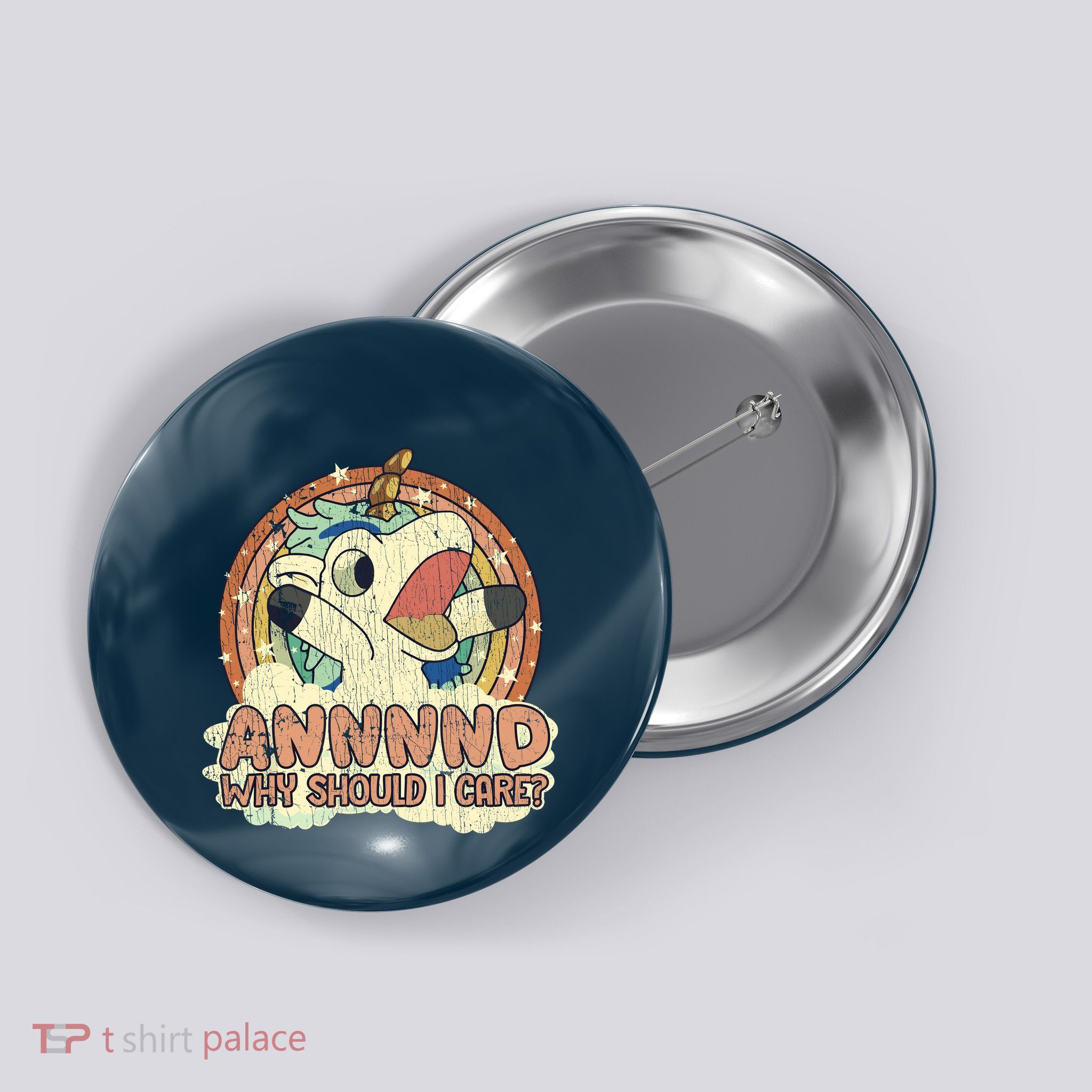 Why Should I Care Unicorn Lover Magical Funny Button