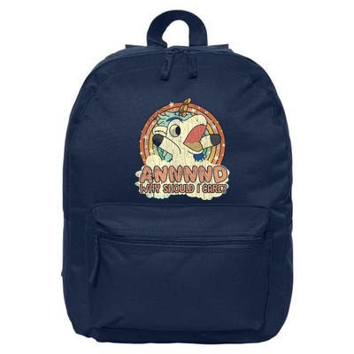 Why Should I Care Unicorn Lover Magical Funny 16 in Basic Backpack