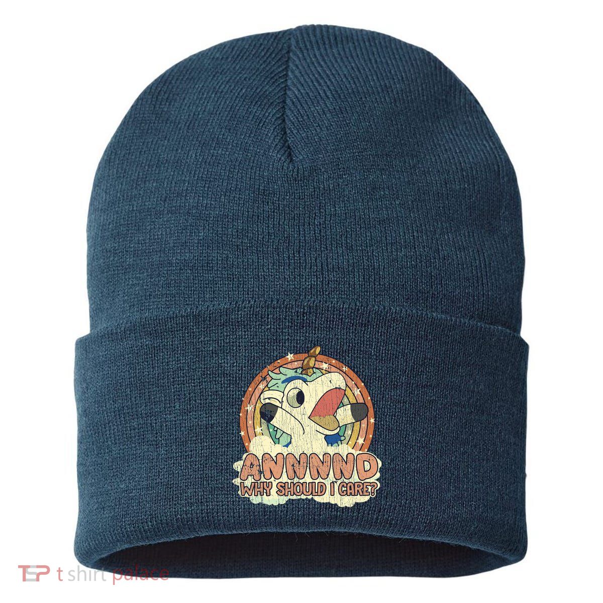 Why Should I Care Unicorn Lover Magical Funny Sustainable Knit Beanie