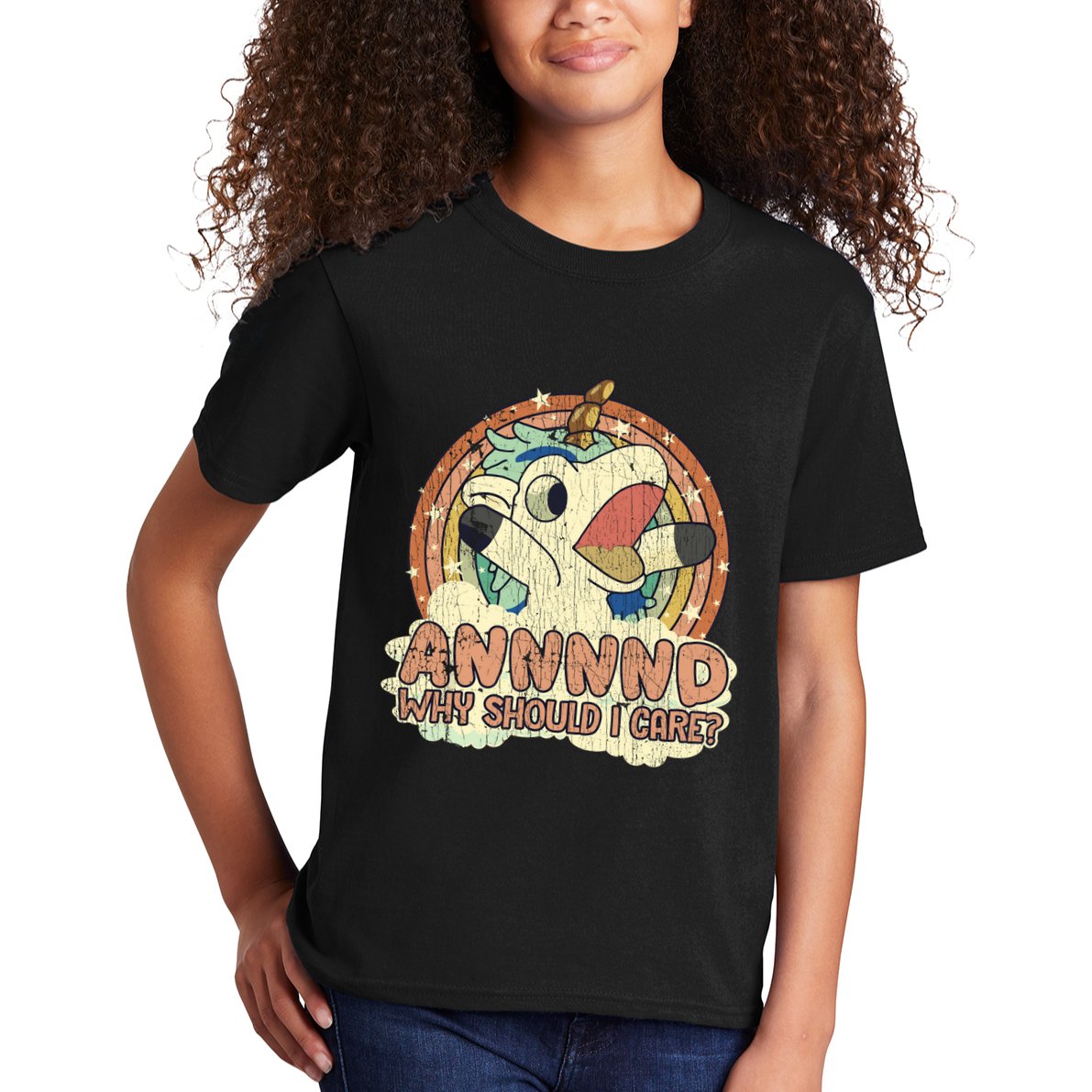 Why Should I Care Unicorn Lover Magical Funny Kids T-Shirt