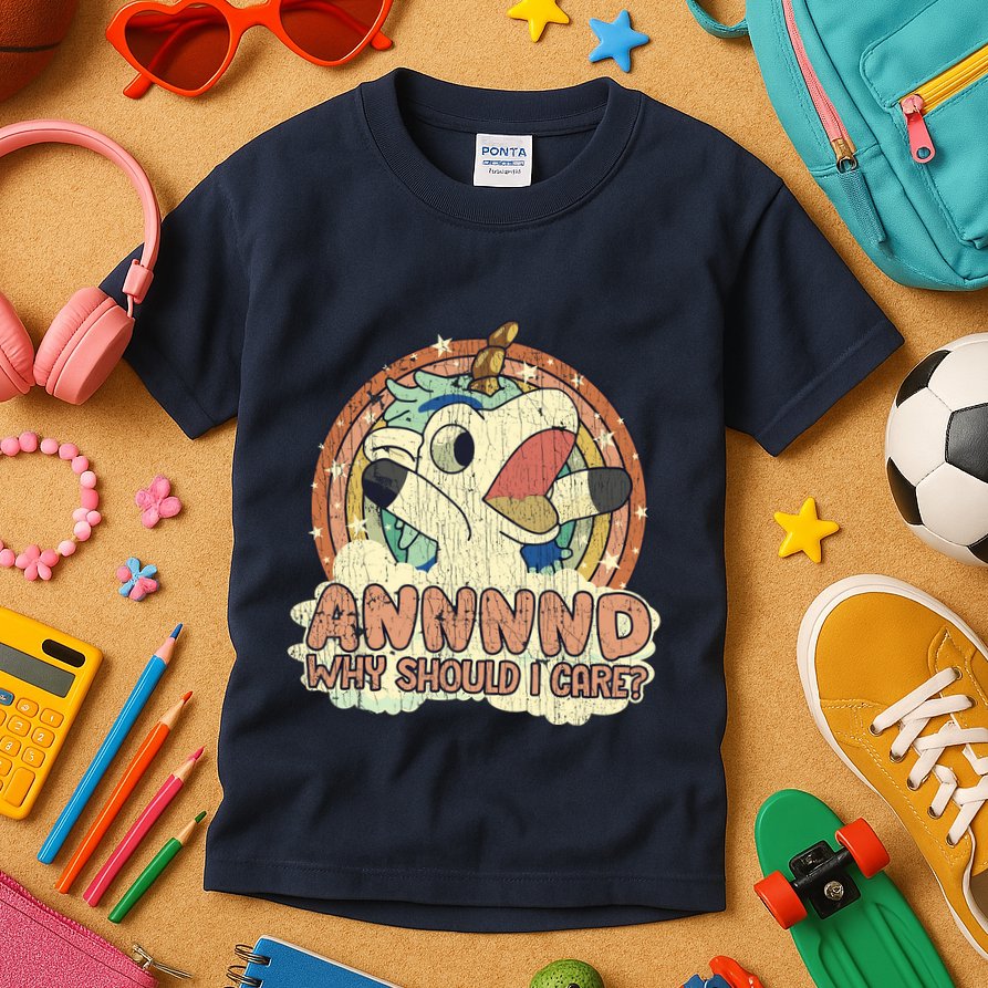 Why Should I Care Unicorn Lover Magical Funny Kids T-Shirt