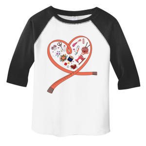 Womens Sewing Is My Heart Tee Quilting Loves Sewing Machines Toddler Fine Jersey T-Shirt