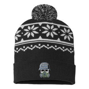 Whoever Smelt It Dealt It! Distressed Look By Yoraytees USA-Made Snowflake Beanie