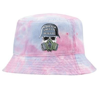 Whoever Smelt It Dealt It! Distressed Look By Yoraytees Tie-Dyed Bucket Hat