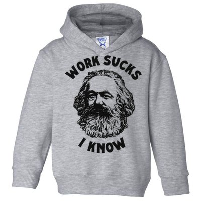 Work Sucks I Know Toddler Hoodie