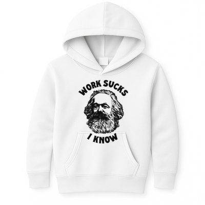 Work Sucks I Know Kids Hoodie