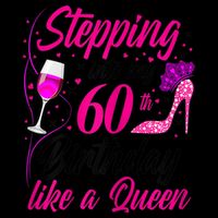 WoM.e.ns Stepping into my 60th Birthday like a Queen I 60th Birthday Bucket Hat