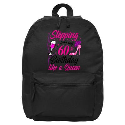 WoM.e.ns Stepping into my 60th Birthday like a Queen I 60th Birthday 16 in Basic Backpack