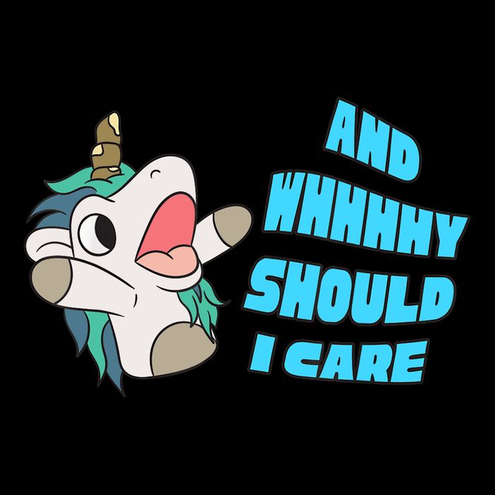 WHY SHOULD I CARE UNICORN GIFTS FUNNY SARCASTIC Wool Snapback Cap