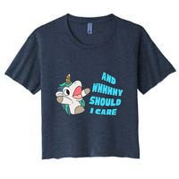 WHY SHOULD I CARE UNICORN GIFTS FUNNY SARCASTIC Crop Top