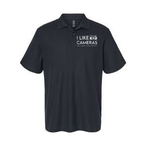 Wayne Setser I Like To Cameras And Maybe Three People Softstyle Adult Sport Polo