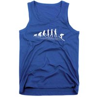 Winter Sport Ice Skiing Evolution Skier Shredding Slopes Cute Gift Tank Top