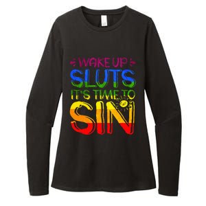 Wakeup Sluts It S Time To Sin Lgbtq Lgbt Gay Womens CVC Long Sleeve Shirt