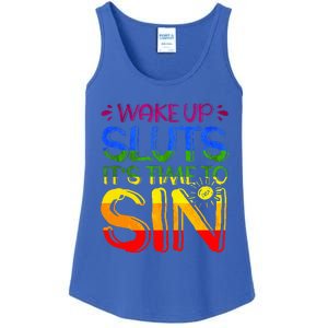 Wakeup Sluts It S Time To Sin Lgbtq Lgbt Gay Ladies Essential Tank