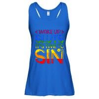 Wakeup Sluts It S Time To Sin Lgbtq Lgbt Gay Ladies Essential Flowy Tank