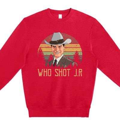 Who Shot J.R Premium Crewneck Sweatshirt