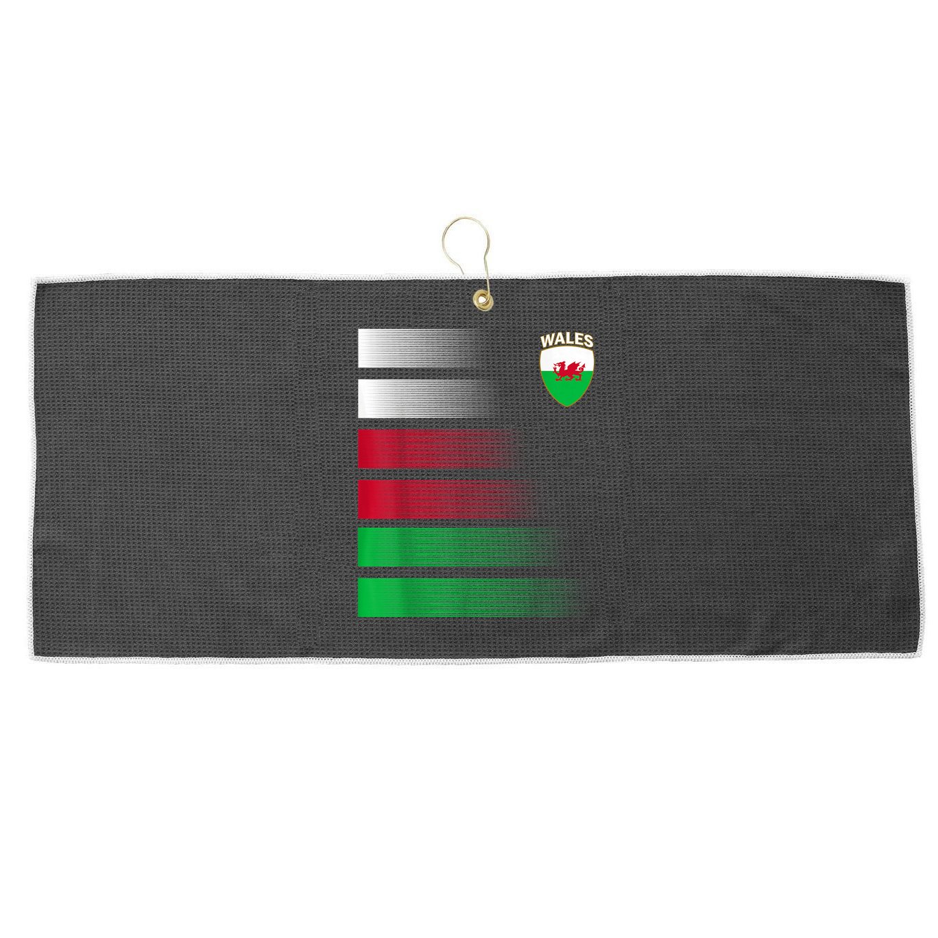 Welsh Soccer Jersey Wales Football Wales Flag Large Microfiber Waffle Golf Towel